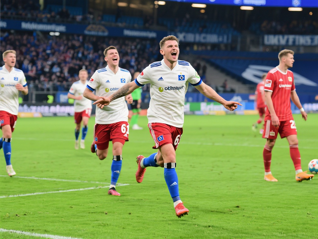 德甲再出发!汉堡6-1狂扫乌尔姆,柯尼希斯多费尔梅开二度 在足球的世界里,每一场胜利都可能成为通往