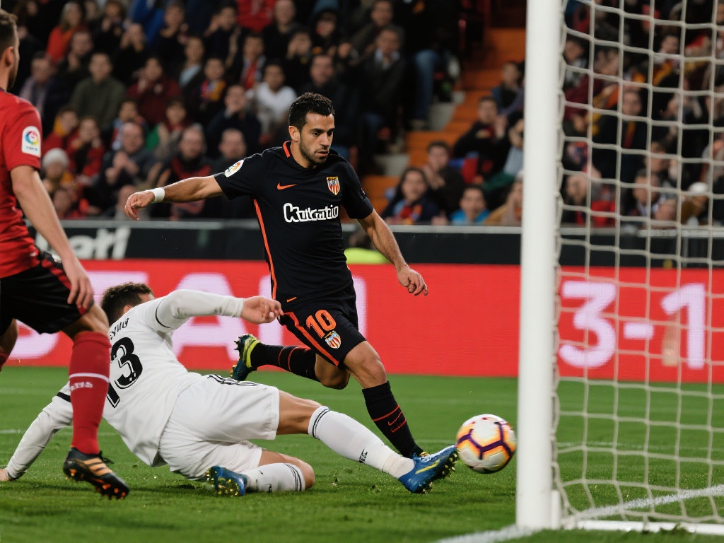 巴斯克斯门前封堵无效,哈维-罗德里格斯补射建功,3-1 就在巴斯克斯失误的刹那,哈维-罗德里格斯