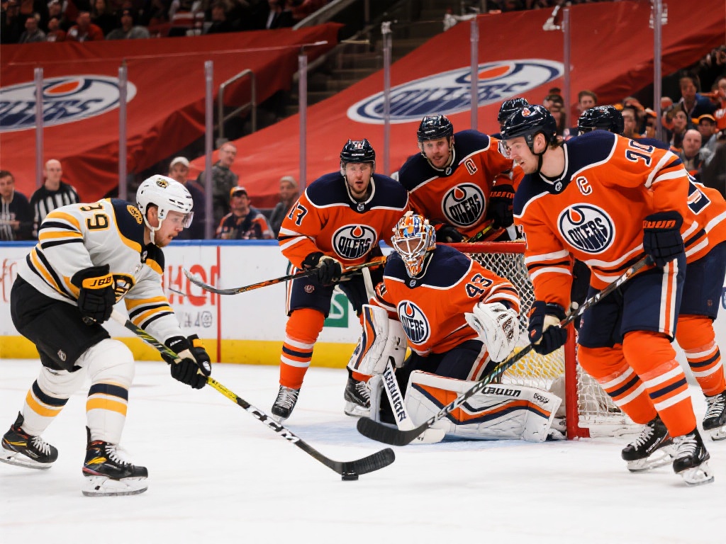 总决赛第四场:油人逆转美洲豹上演5-4绝杀 埃德蒙顿油人队能够赢得这场比赛,离不开团